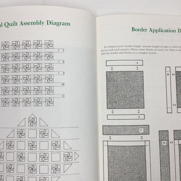 Amish Quilt Patterns Rachel T. Pellman Paperback Book Design Template Projects 1 - Picture 5 of 13